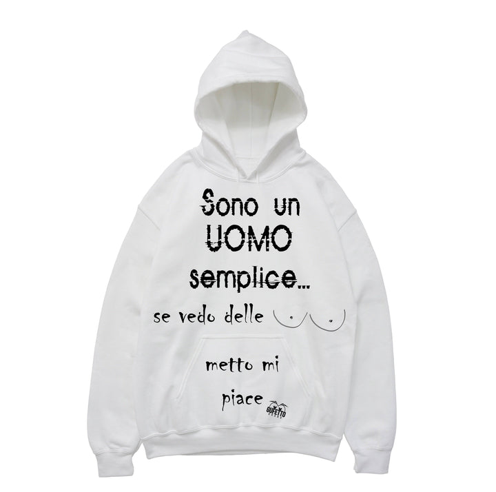 Felpa uomo UOMO ( U0319 ) - Gufetto Brand 