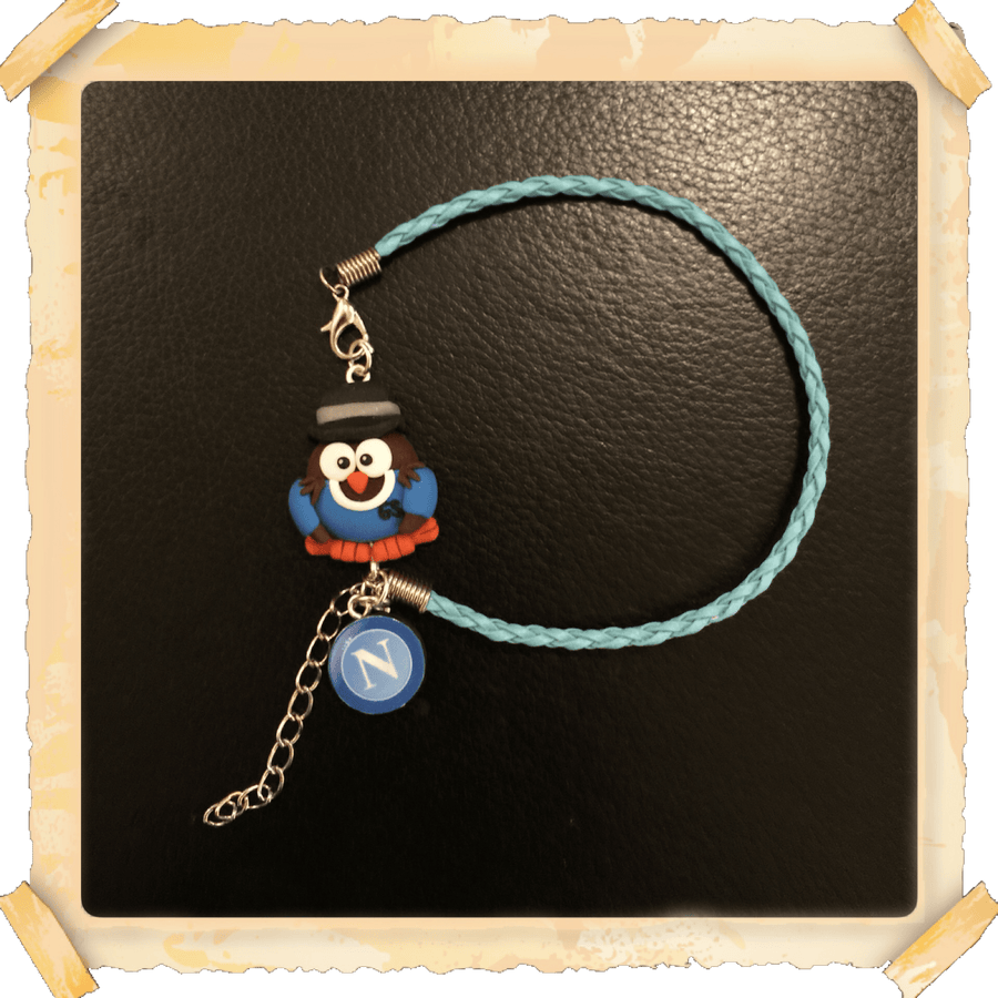 Bracciale Football Team Napoli - Gufetto Brand 