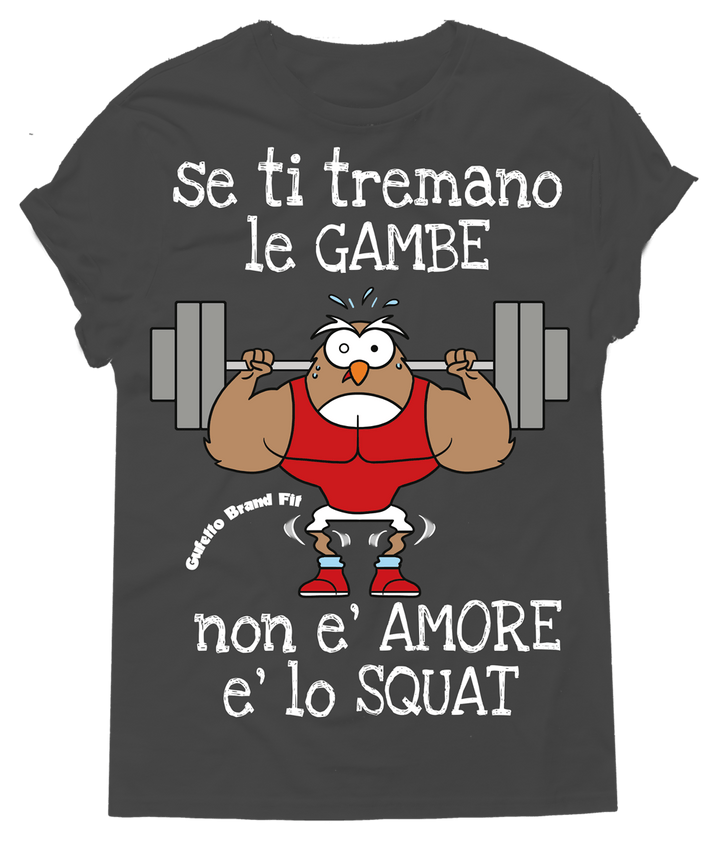 T-shirt Uomo Fit Se ti Tremano... - Gufetto Brand 