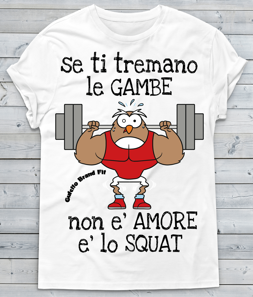 T-shirt Uomo Fit Se ti Tremano... - Gufetto Brand 