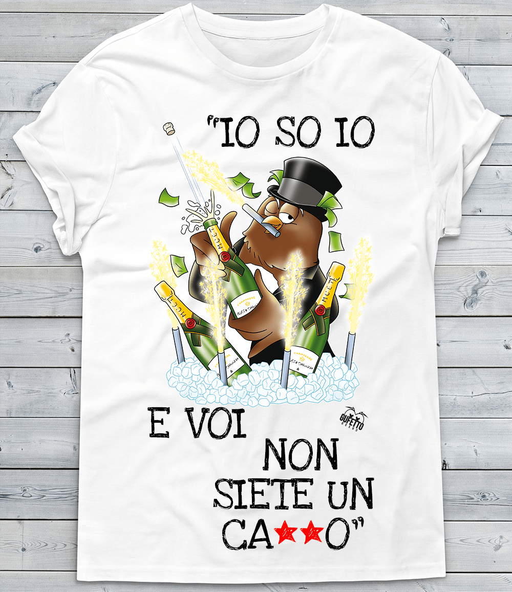 T-shirt Uomo Io so io - Gufetto Brand 