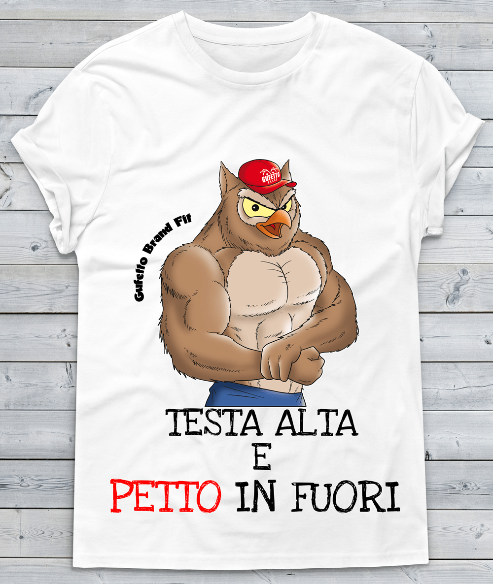 T-shirt Uomo Testa alta - Gufetto Brand 