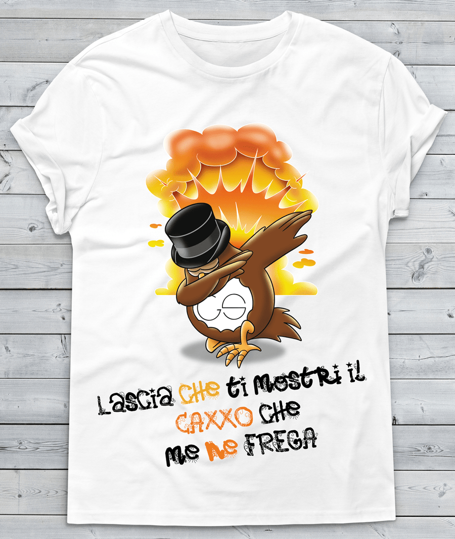 T-shirt Donna Dab Lascia che ti mostri - Gufetto Brand 