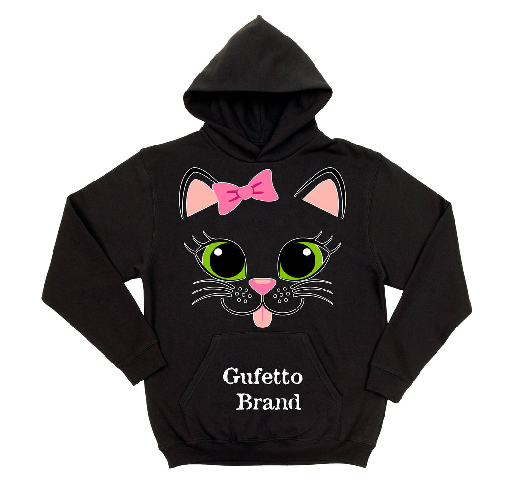 Felpa donna Gufetto Cat ( E8401 ) - Gufetto Brand 