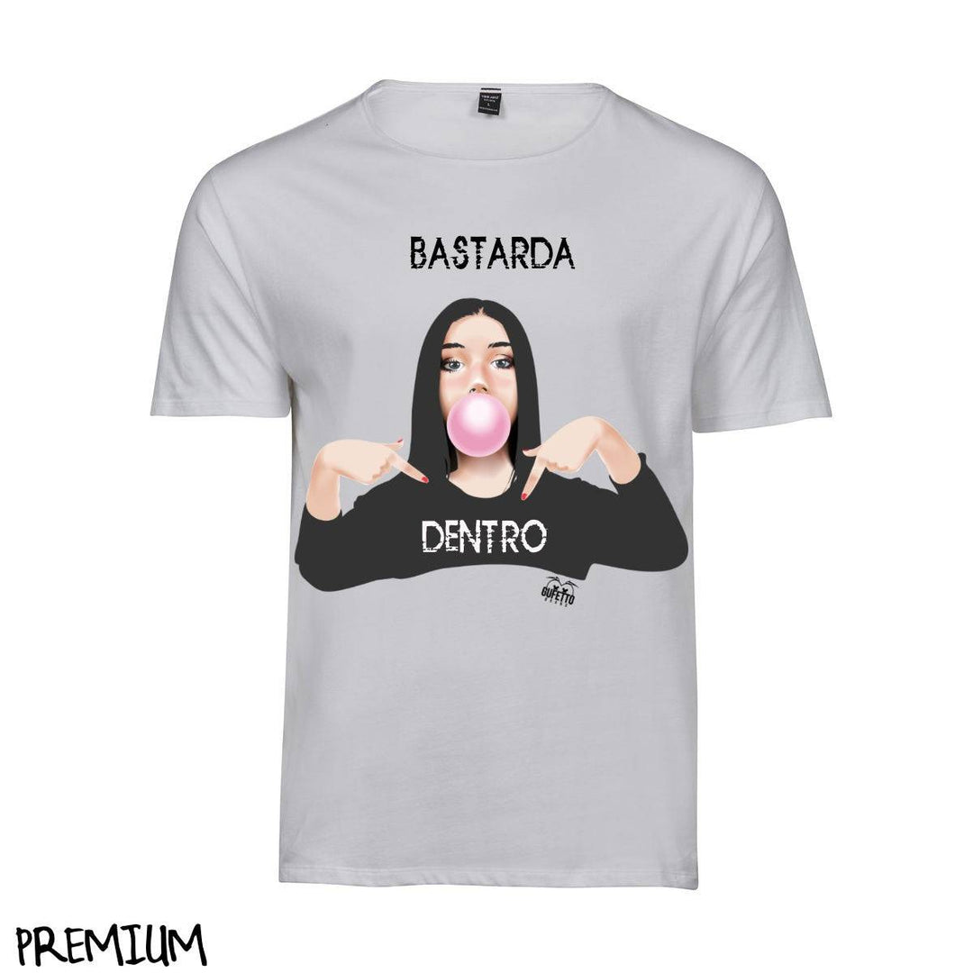 T-shirt Donna BASTARDA ( B5007 ) - Gufetto Brand 