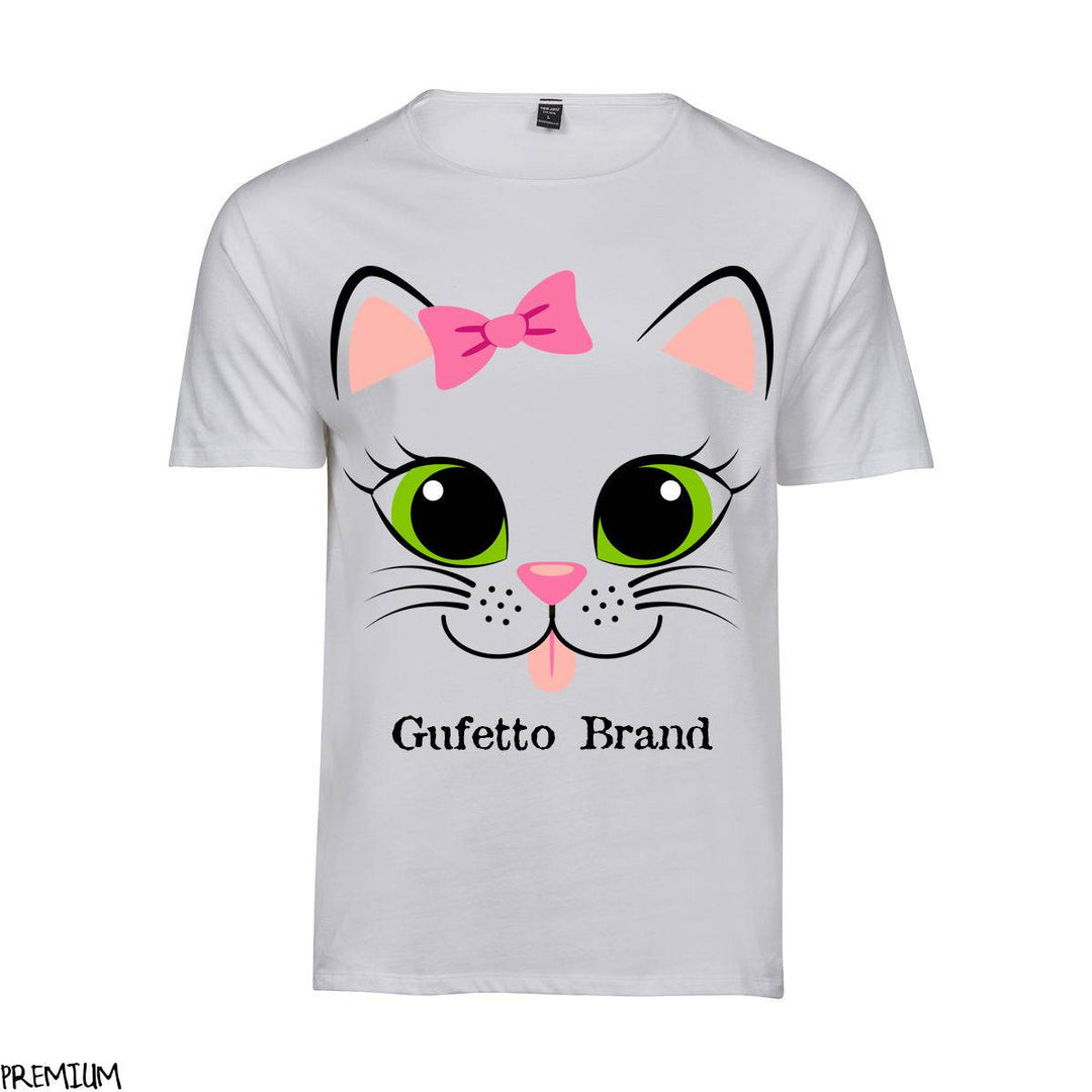 T-shirt Donna Gufetto Cat ( E8401 ) - Gufetto Brand 