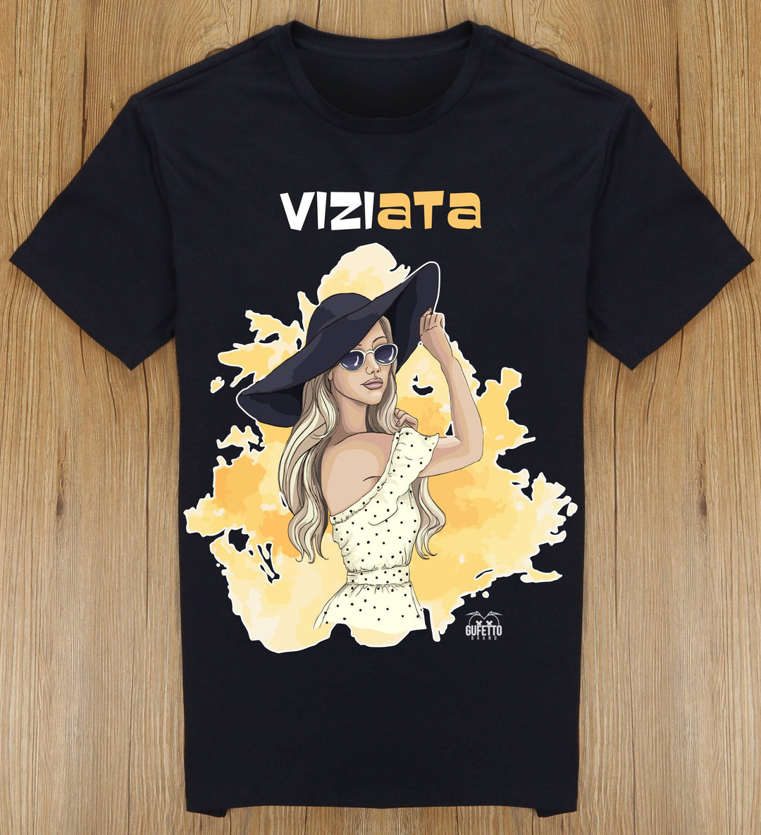 T-shirt Donna VIZIATA ( V85729 ) - Gufetto Brand 