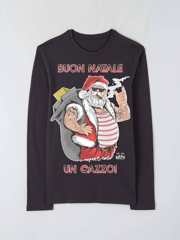 T-shirt Uomo BUON NATALE ( B40386 ) - Gufetto Brand 