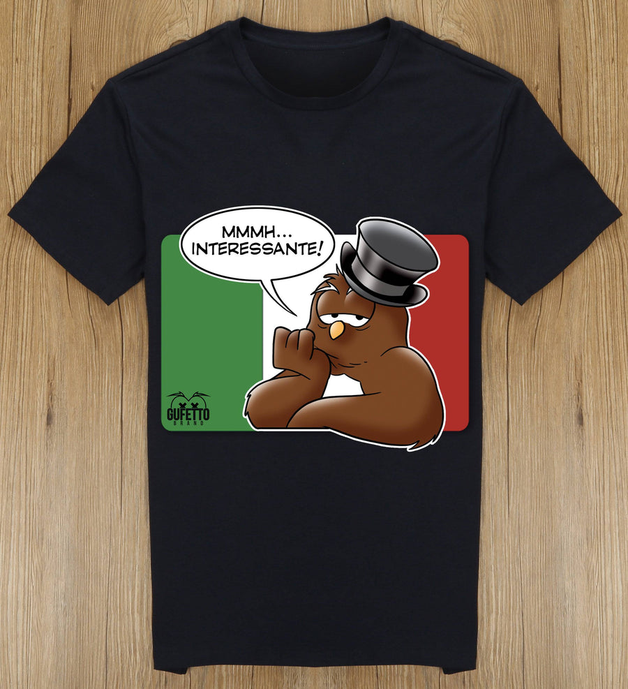 T-shirt Uomo Interessante ( D9563 ) - Gufetto Brand 