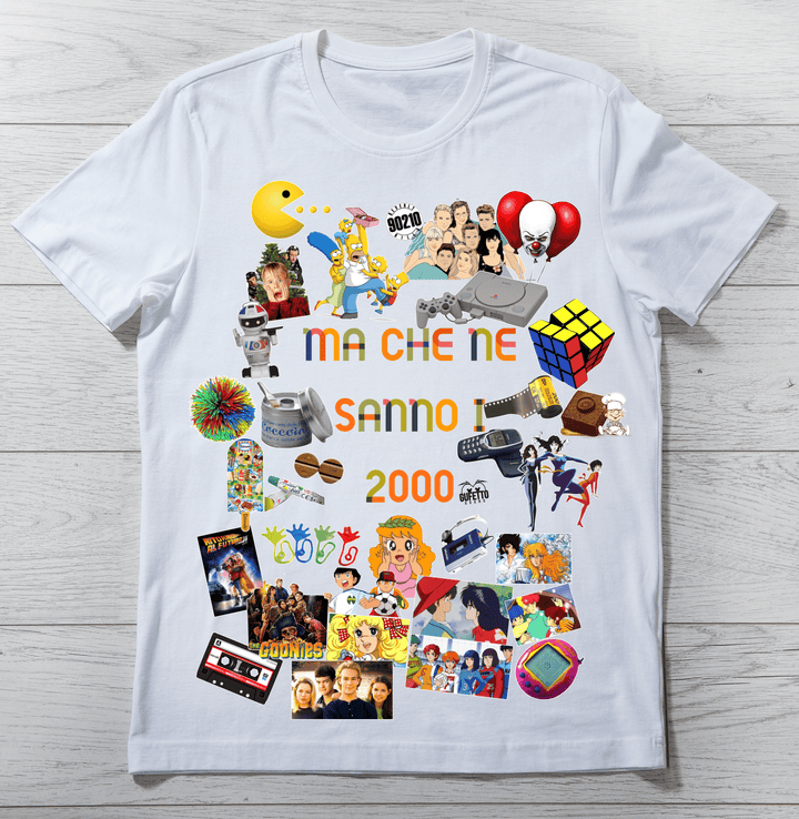 T-shirt Uomo Ma che ne sanno i 2000 ( M2000 ) - Gufetto Brand 