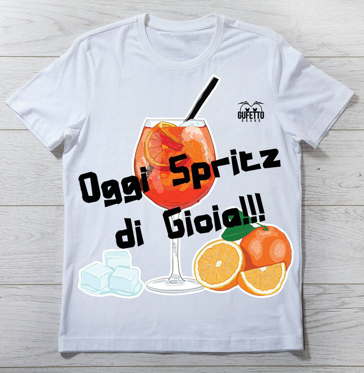 T-shirt Uomo Oggi Spritz ( V9581 ) - Gufetto Brand 