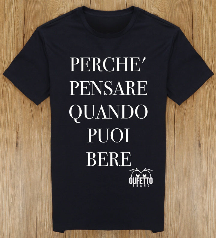 T-shirt Uomo PERCHE' ( U8315 ) - Gufetto Brand 