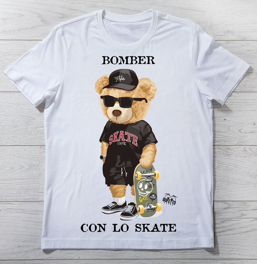 T-shirt Uomo SKATE ( L4321 ) - Gufetto Brand 