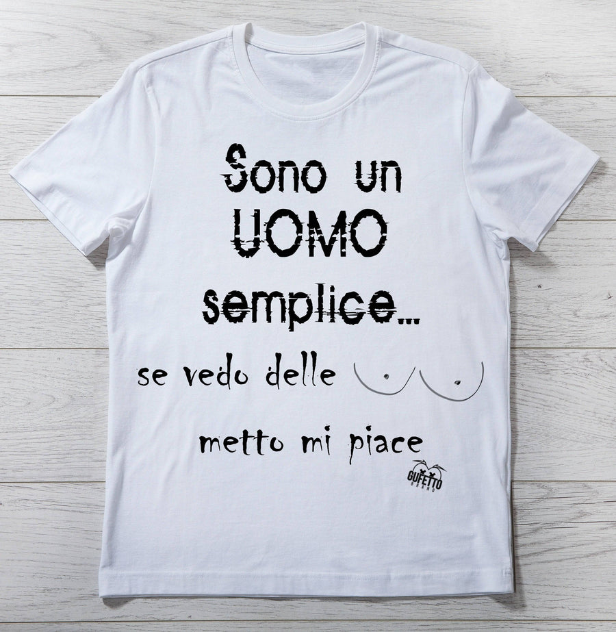 T-shirt Uomo UOMO ( U0319 ) - Gufetto Brand 