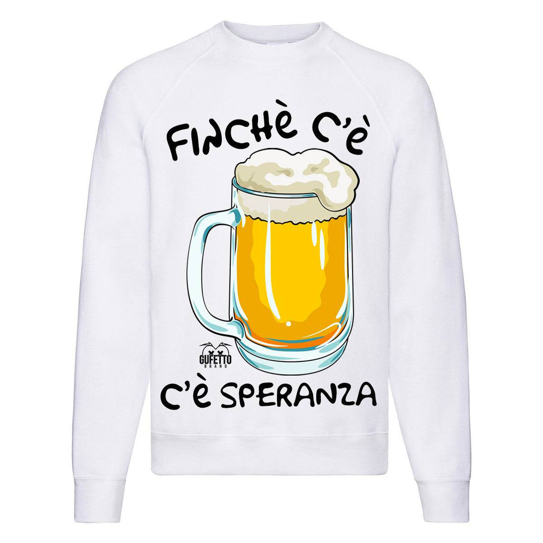 Felpa Classic  Uomo Donna Birra ( W8315 ) - Gufetto Brand 