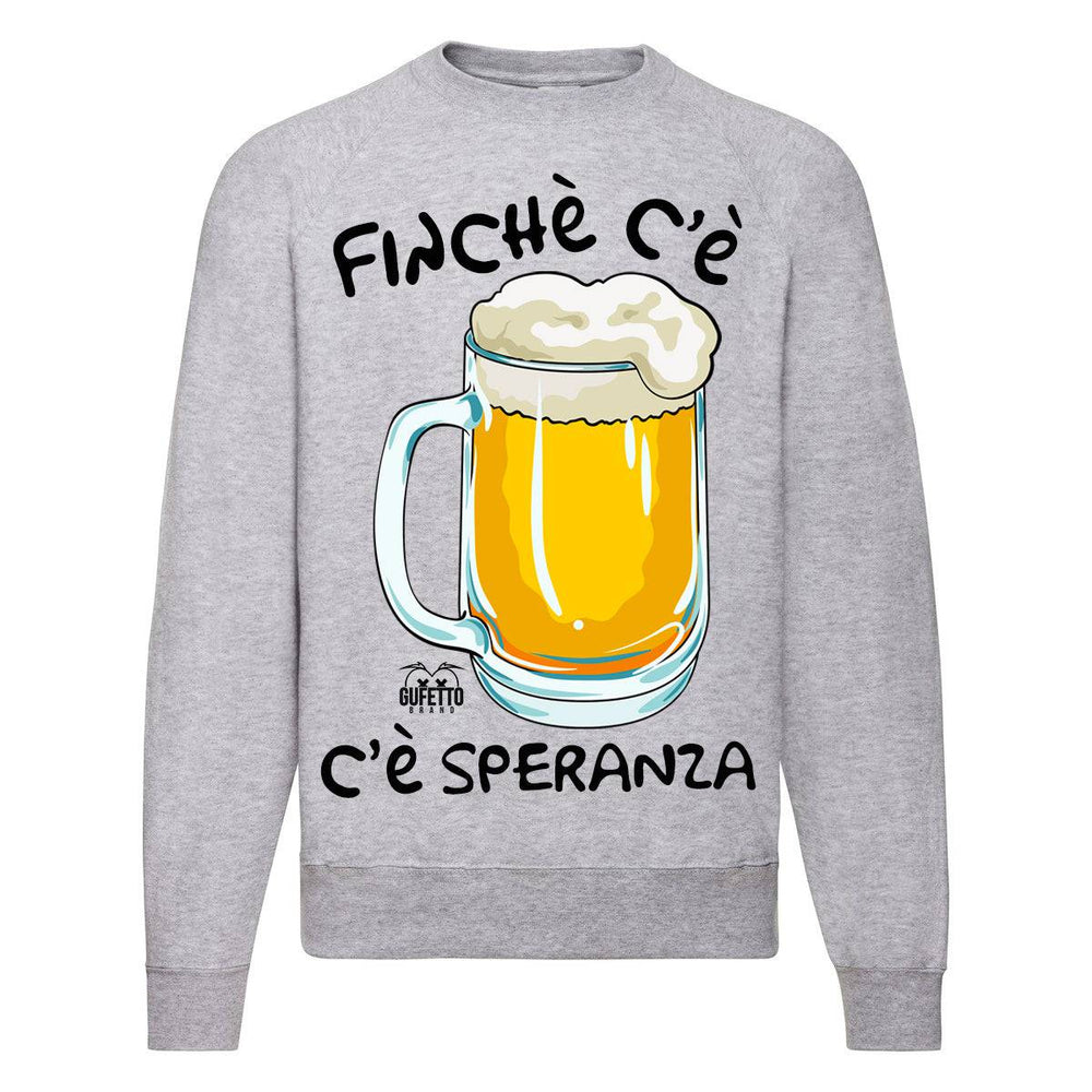 Felpa Classic  Uomo Donna Birra ( W8315 ) - Gufetto Brand 