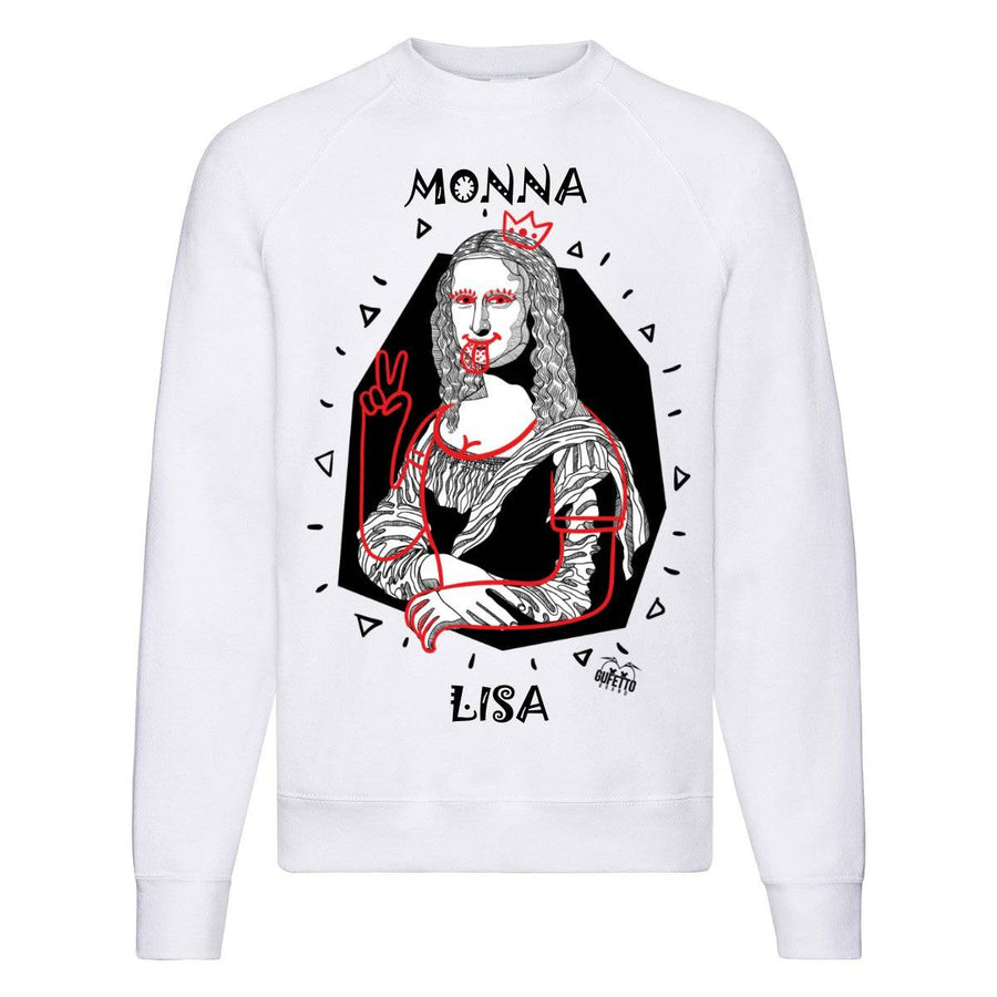 Felpa Classic  Uomo Donna MONNA LISA ( B5089 ) - Gufetto Brand 