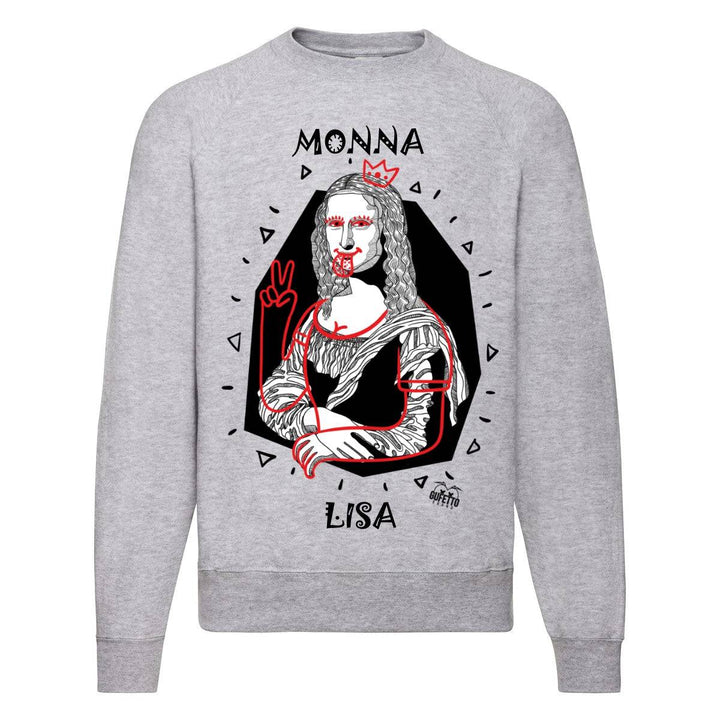 Felpa Classic  Uomo Donna MONNA LISA ( B5089 ) - Gufetto Brand 