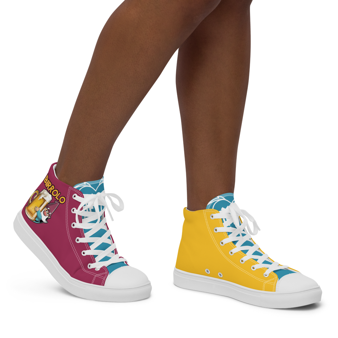 Sneakers alte in tela da donna BIRROLO NEW