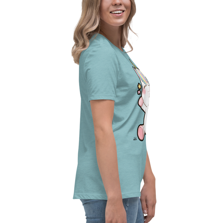 T-shirt fit donna Unicorn Happy