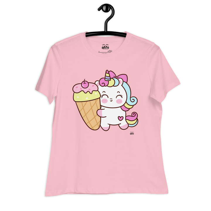 T-shirt fit donna Unicorn Gelato