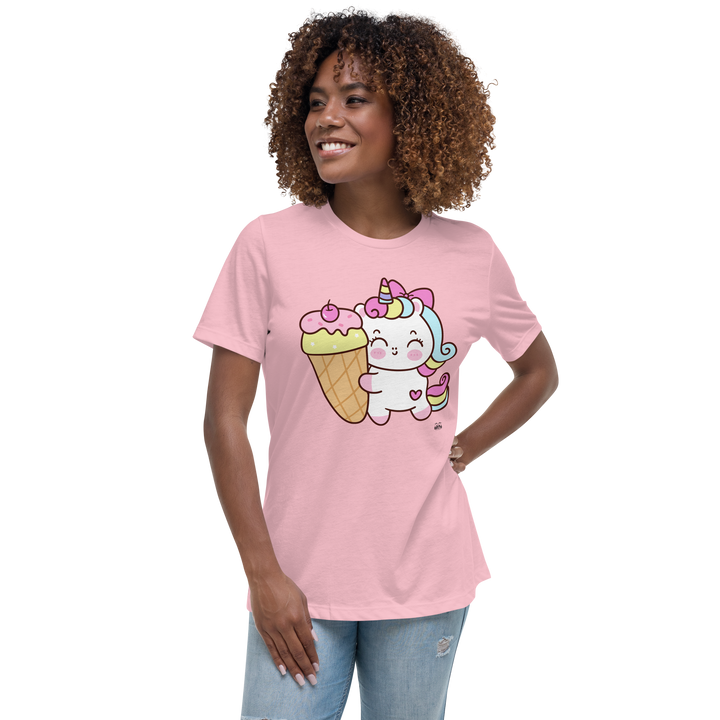 T-shirt fit donna Unicorn Gelato