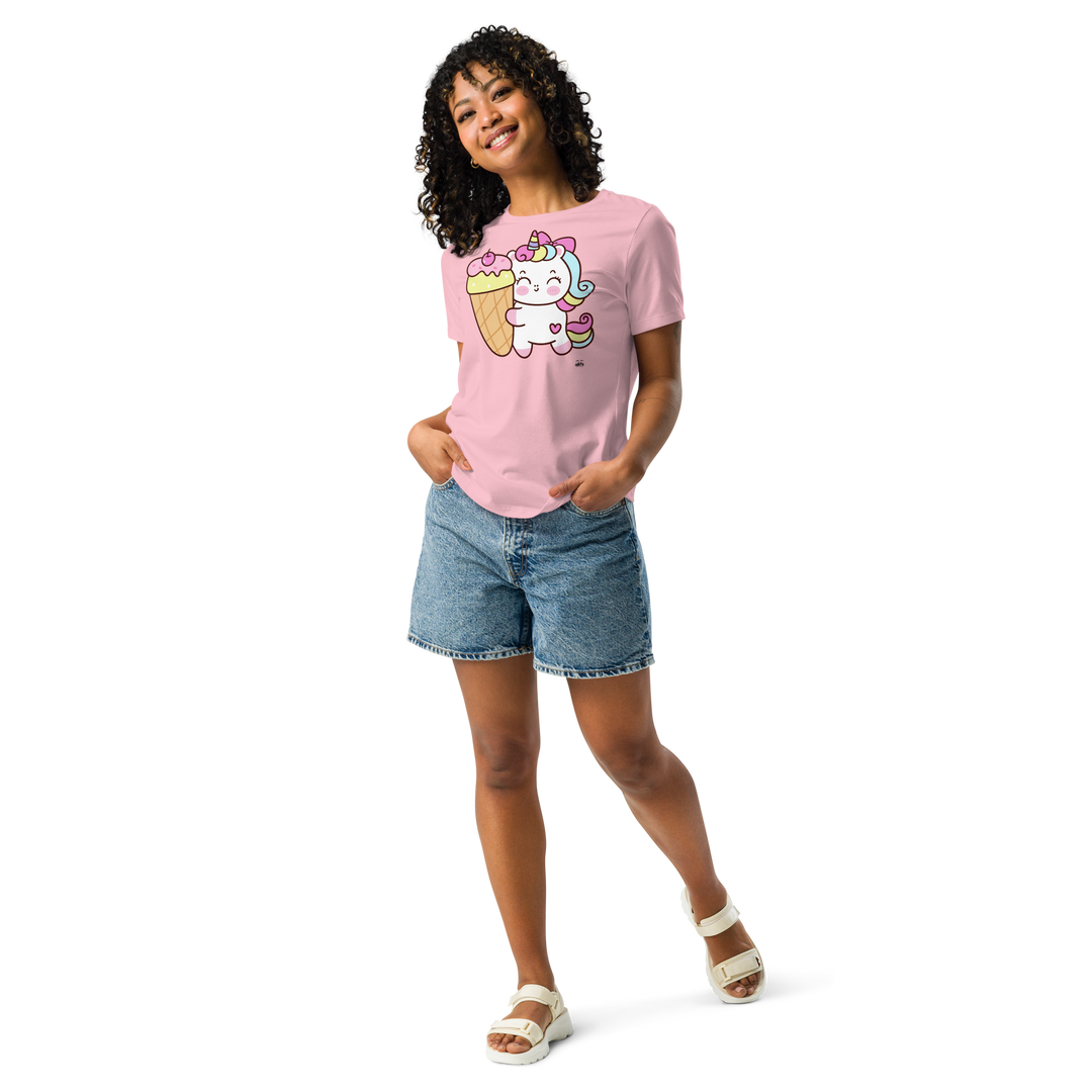 T-shirt fit donna Unicorn Gelato