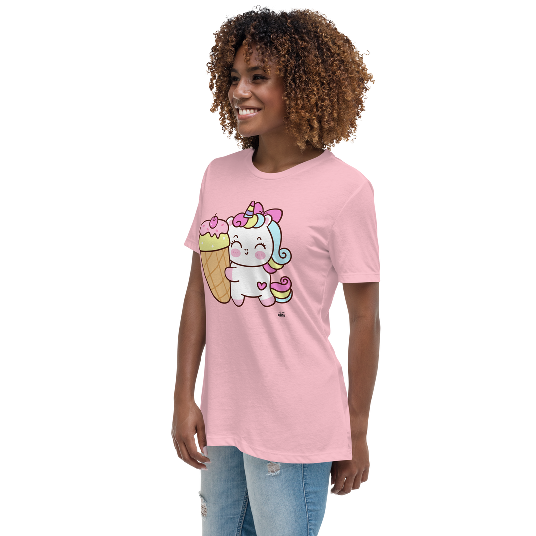 T-shirt fit donna Unicorn Gelato