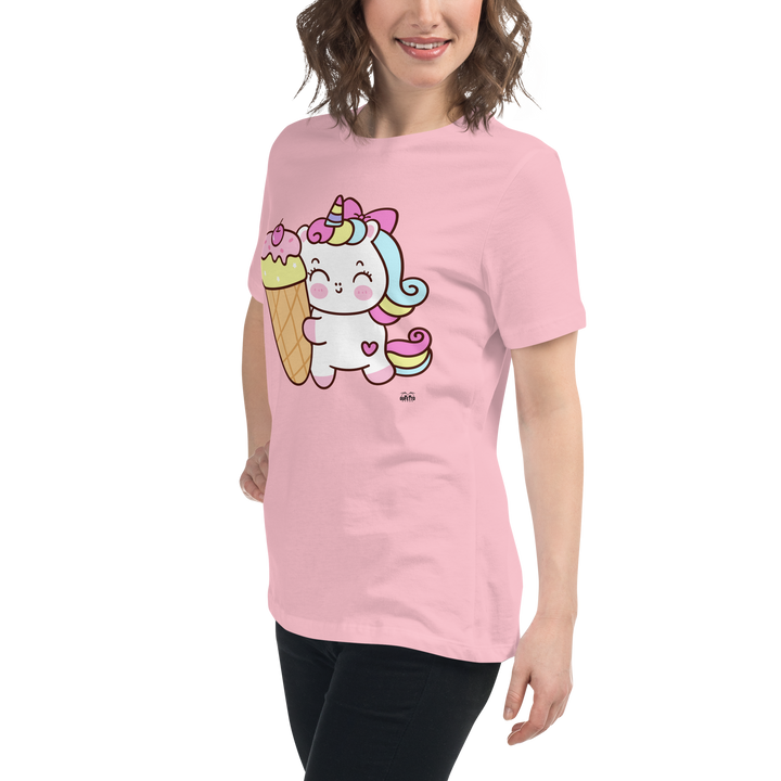 T-shirt fit donna Unicorn Gelato