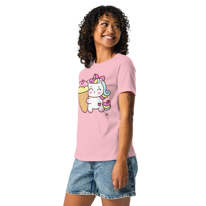 T-shirt fit donna Unicorn Gelato