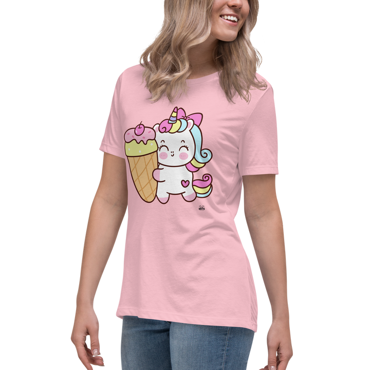 T-shirt fit donna Unicorn Gelato