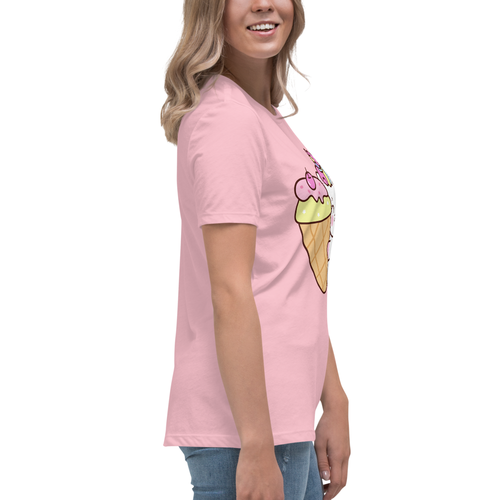 T-shirt fit donna Unicorn Gelato