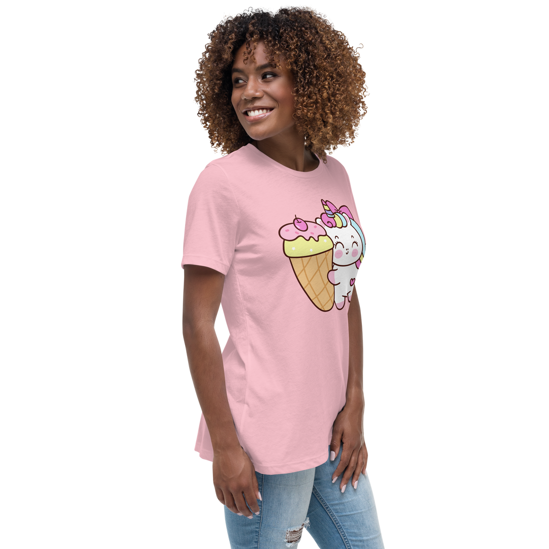 T-shirt fit donna Unicorn Gelato