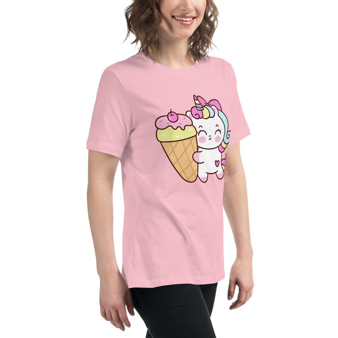 T-shirt fit donna Unicorn Gelato