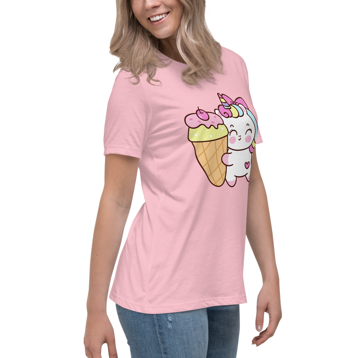 T-shirt fit donna Unicorn Gelato