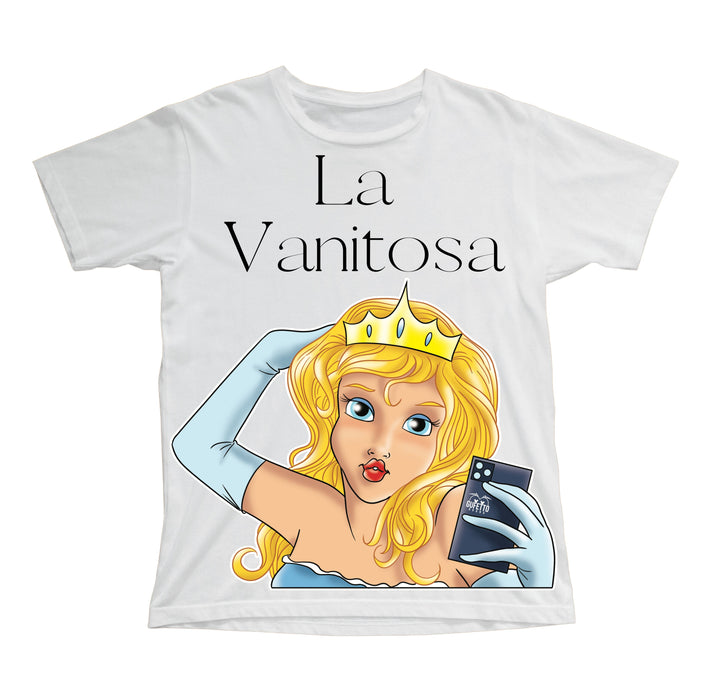 T-shirt Bambino/a Principesse 2.0 LA VANITOSA ( V7756689 ) - Gufetto Brand 