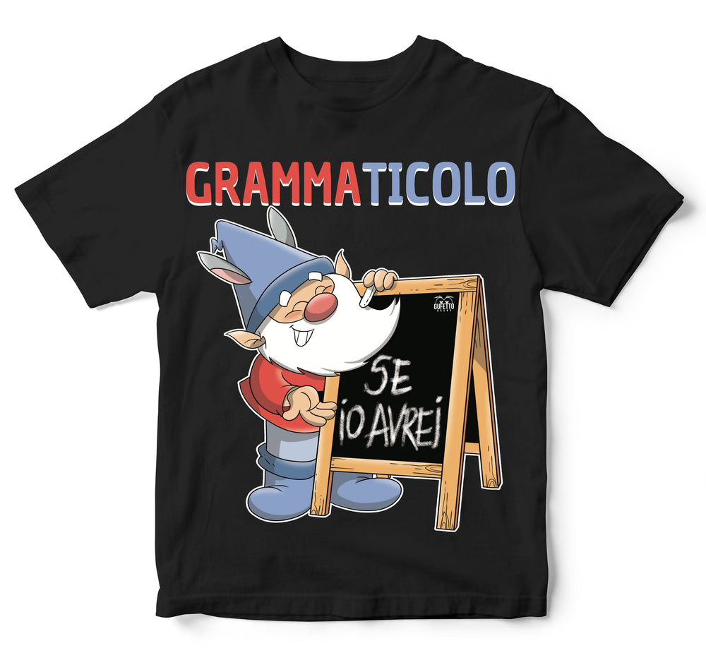 T-shirt Bambino/a Grammaticolo ( G6700972 ) - Gufetto Brand 