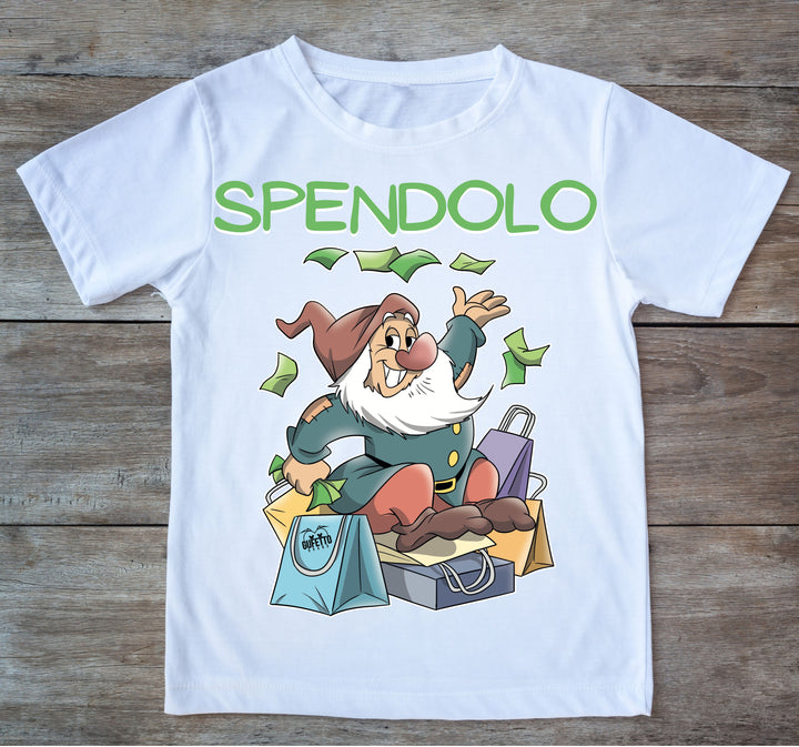 T-shirt Uomo Bianca Spendolo Outlet - Gufetto Brand 