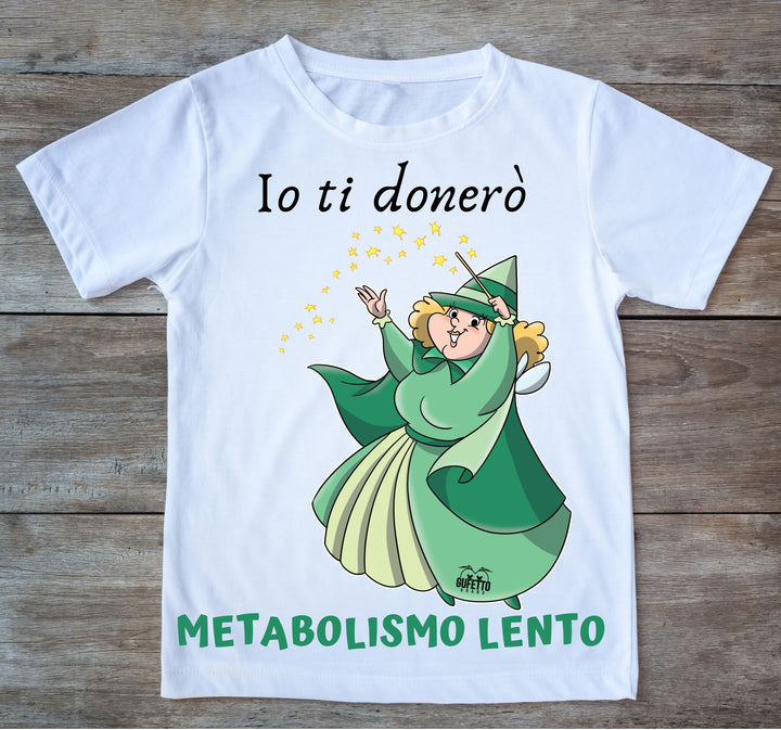 T-shirt Uomo Le Fatine Ignoranti Metabolismo Lento ( M5554298 ) - Gufetto Brand 