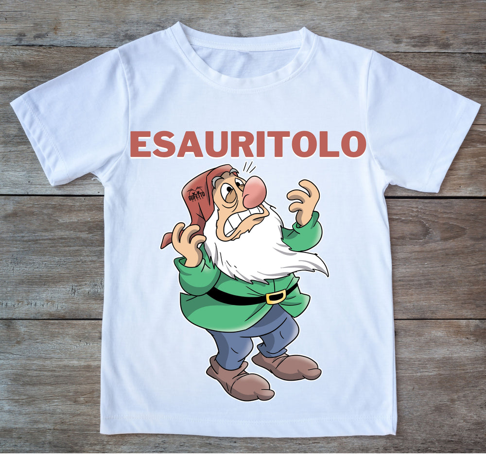 T-shirt Uomo ESAURITOLO ( E4509519 ) - Gufetto Brand 