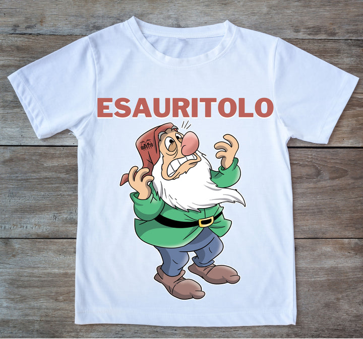 T-shirt Uomo ESAURITOLO ( E4509519 ) - Gufetto Brand 