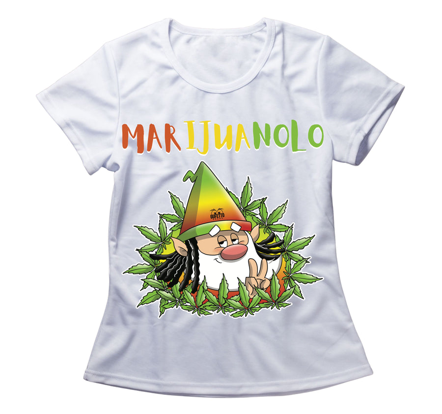 T-shirt Donna MARIJUANOLO ( M90002389 ) - Gufetto Brand 