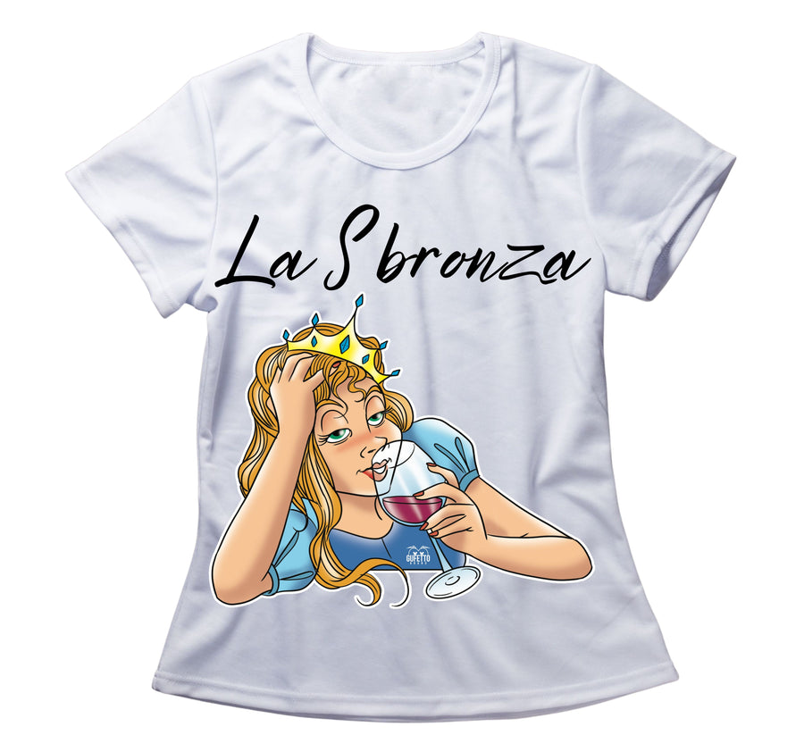 T-shirt Donna Principesse 2.0 La Sbronza ( S00072985 ) - Gufetto Brand 