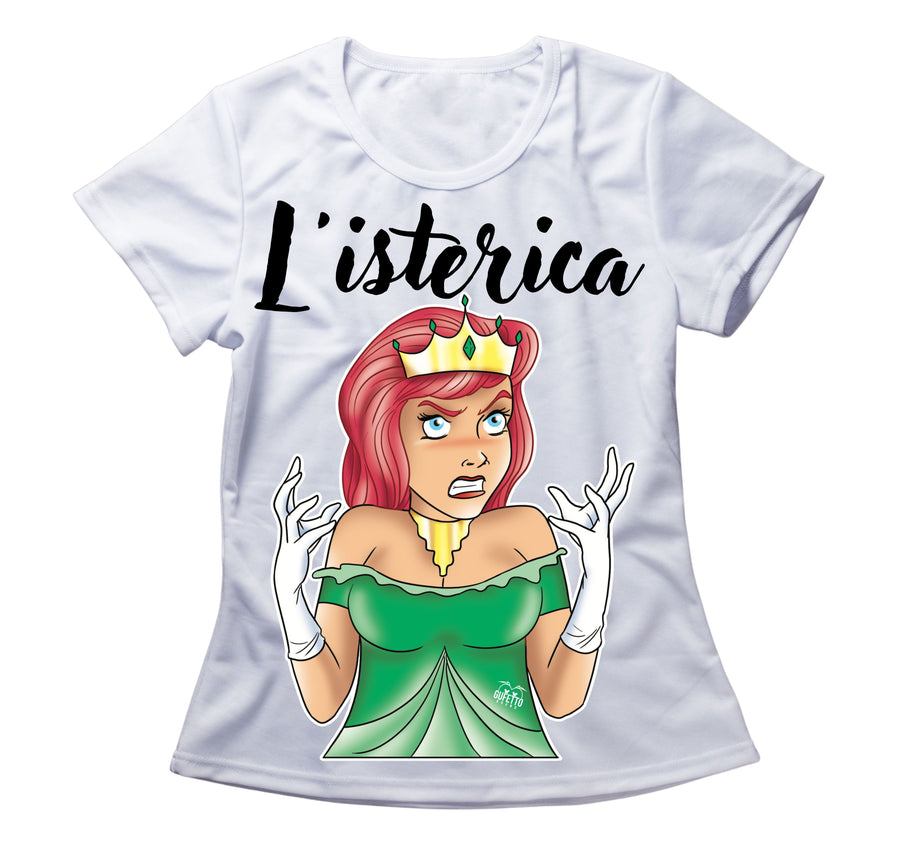 T-shirt Donna Principesse 2.0 L'isterica ( I51100987 ) - Gufetto Brand 