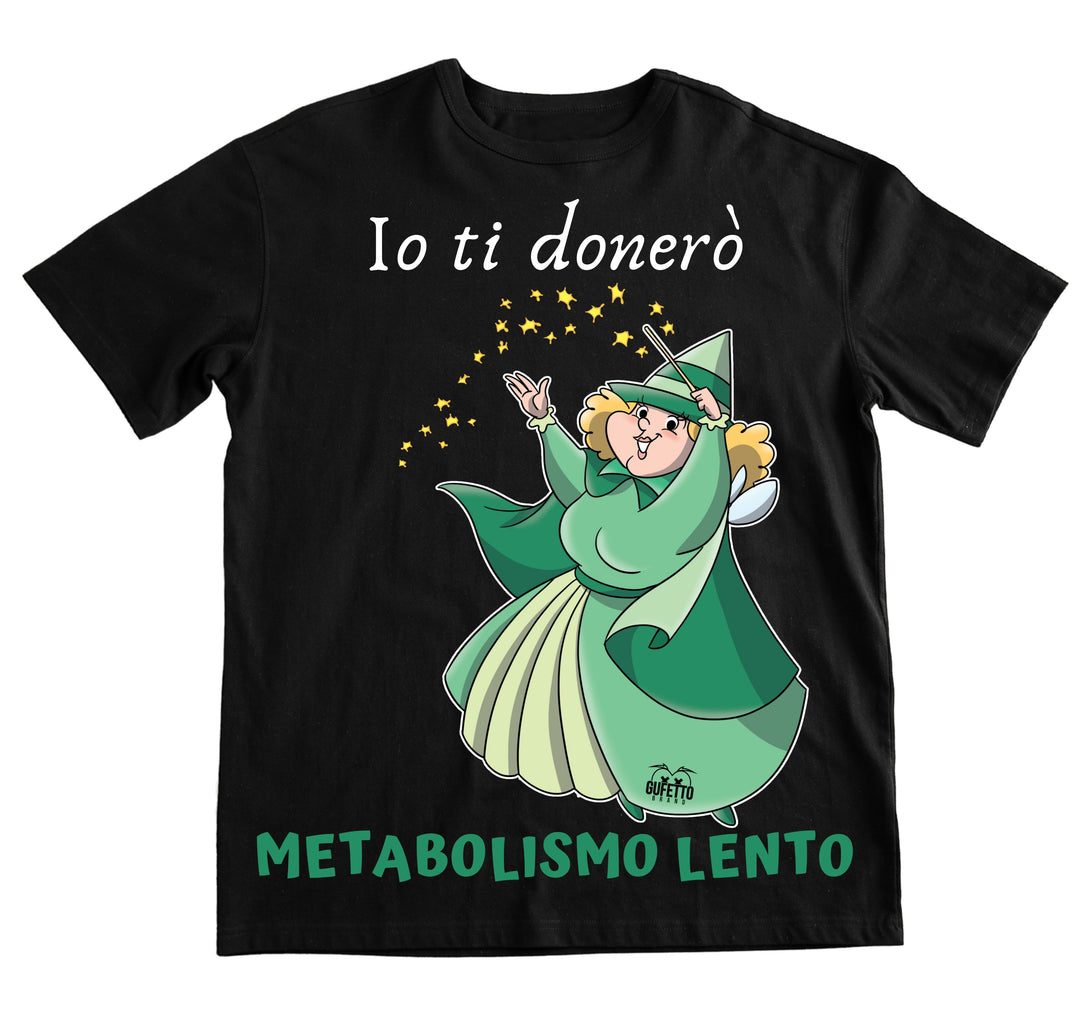 T-shirt Uomo Le Fatine Ignoranti Metabolismo Lento ( M5554298 ) - Gufetto Brand 