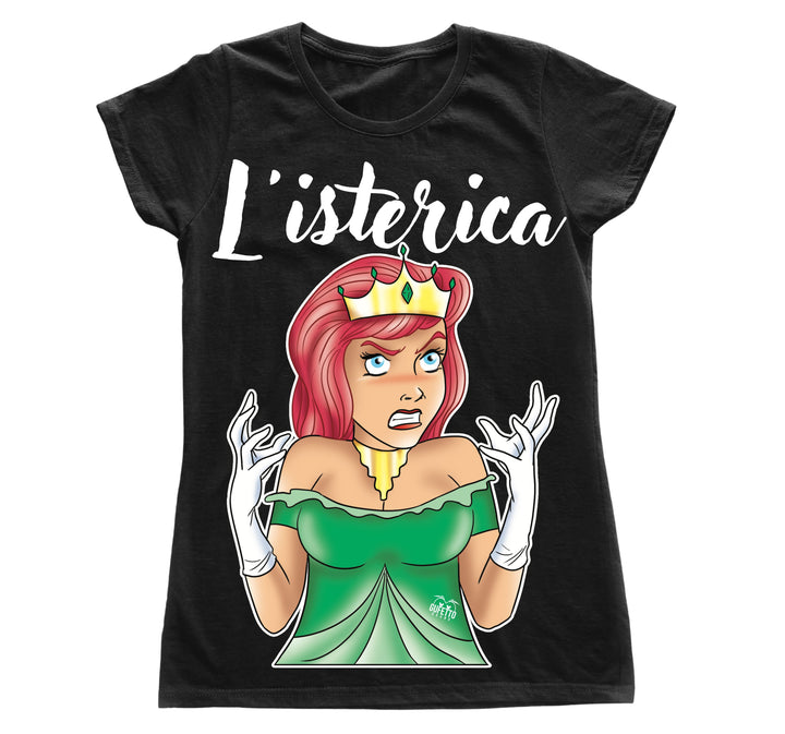 T-shirt Donna Principesse 2.0 L'isterica ( I51100987 ) - Gufetto Brand 