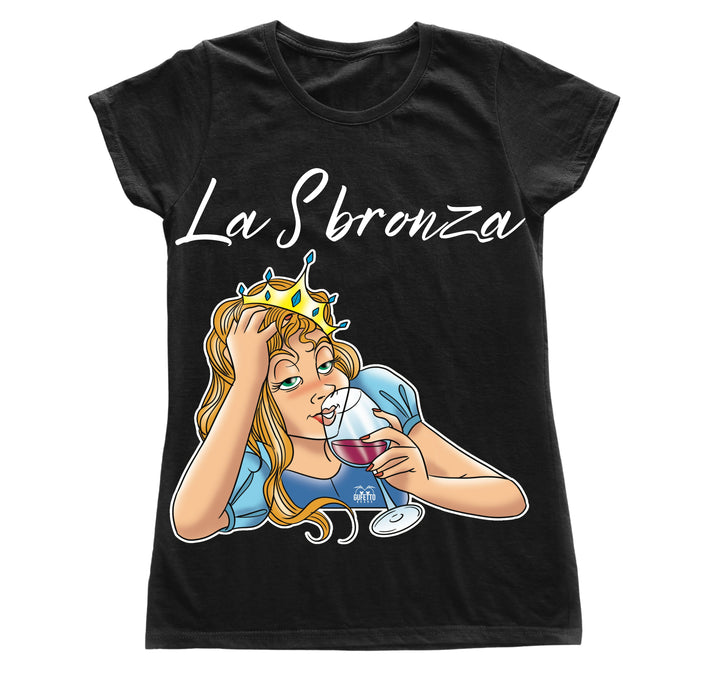 T-shirt Donna Principesse 2.0 La Sbronza ( S00072985 ) - Gufetto Brand 