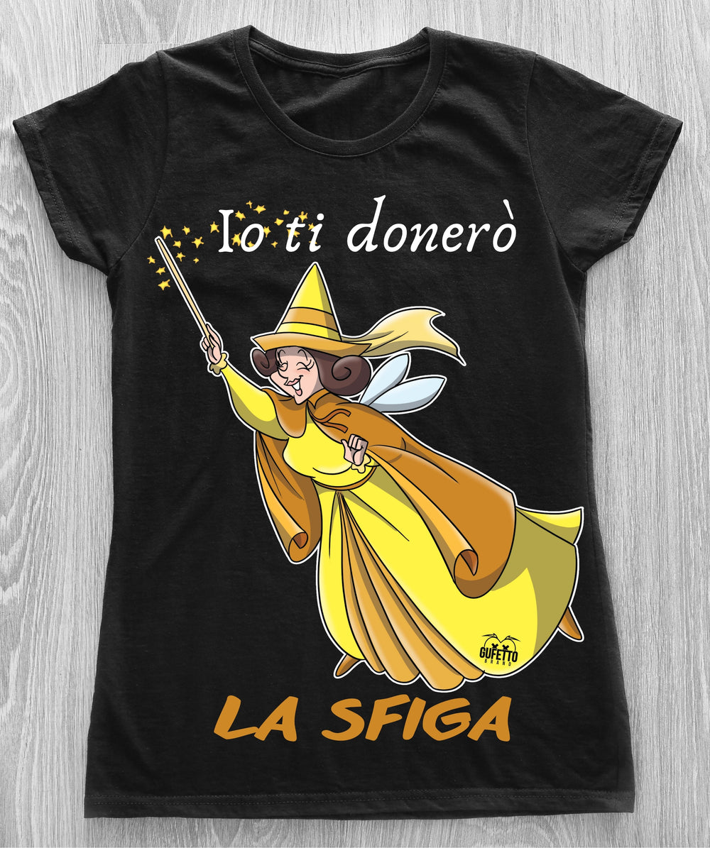 T-shirt Donna Le Fatine Ignoranti Sfiga ( S6793126 ) - Gufetto Brand 