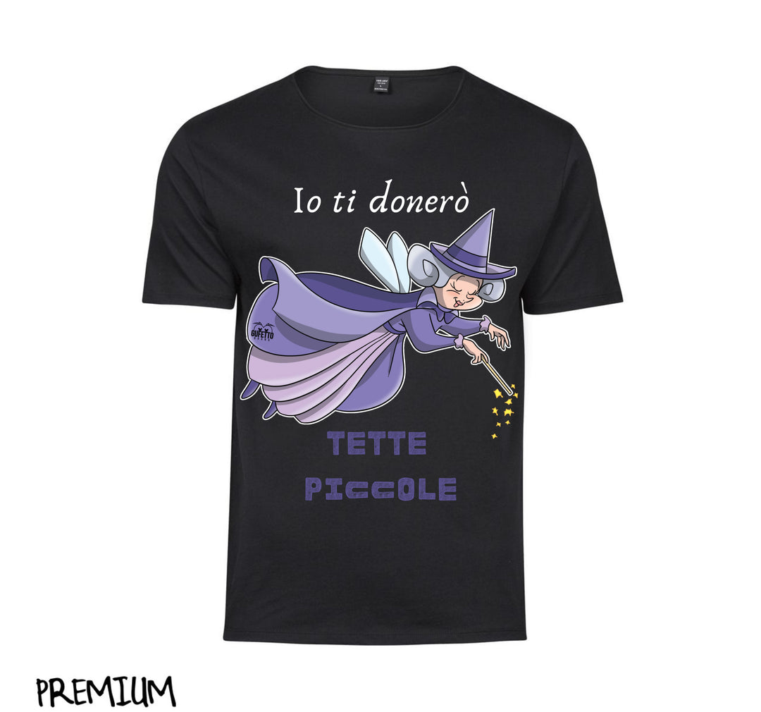 T-shirt Donna Le Fatine Ignoranti Tette Piccole ( T7893127 ) - Gufetto Brand 