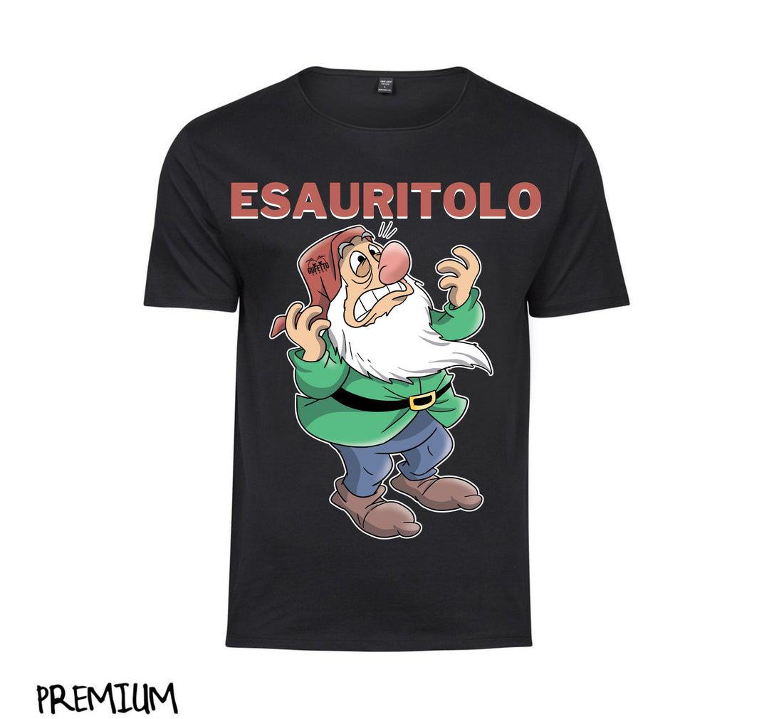 T-shirt Uomo ESAURITOLO ( E4509519 ) - Gufetto Brand 